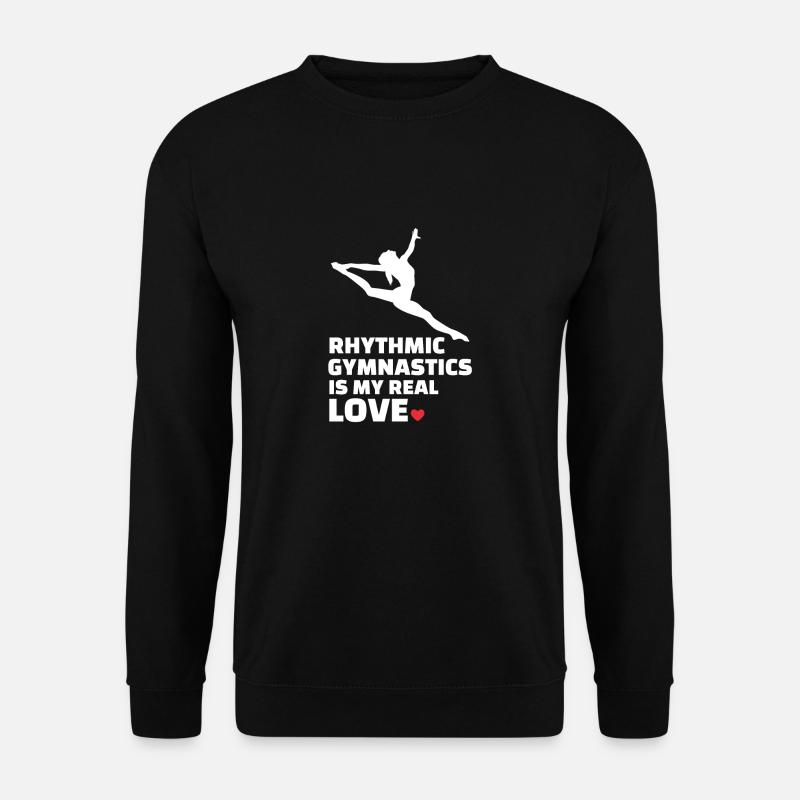 I love rhythmic gymnastics - Unisex Sweatshirt - black