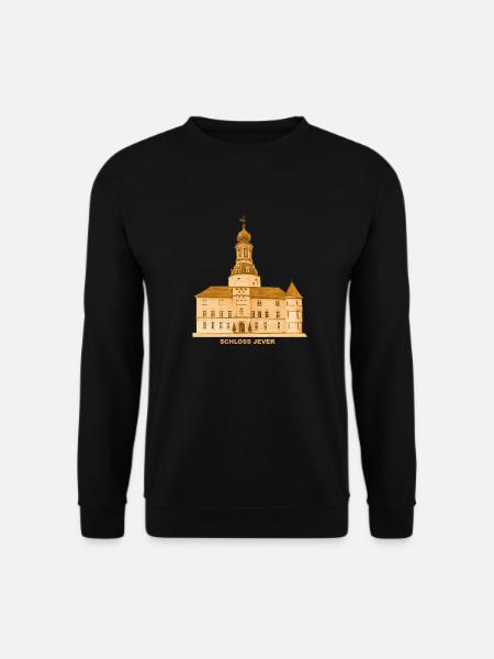 Jever Schloss Friesland Niedersachsen Nordsee - Unisex Pullover - Schwarz