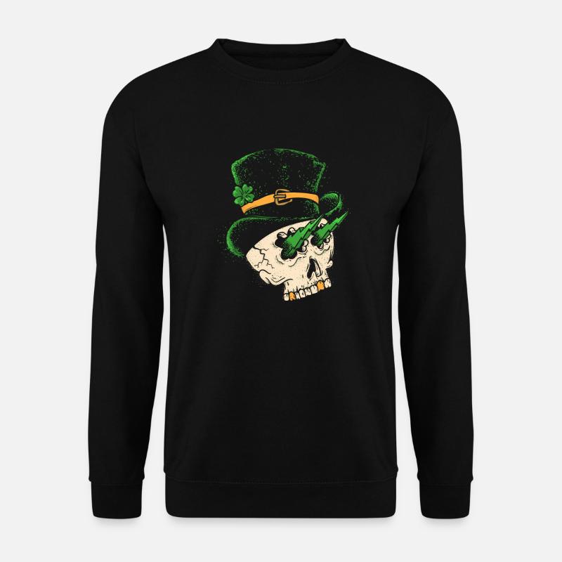 Crâne de St Patrick - Sweat-shirt Unisexe - noir