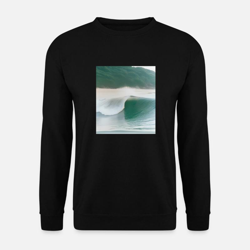 Vague N°1 - Sweat-shirt Unisexe - noir