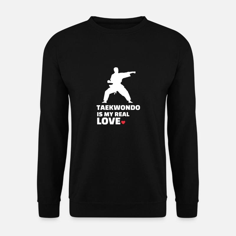 I love Taekwondo - Unisex Sweatshirt - black