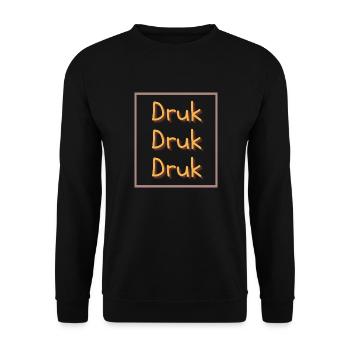 Print, Dialect T-shirts - Unisex Sweatshirt - black - Front - Alina (178cm) & Michal (187cm)