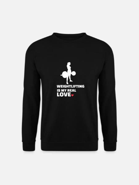 J’adore l’haltérophilie - Sweat-shirt Unisexe - noir