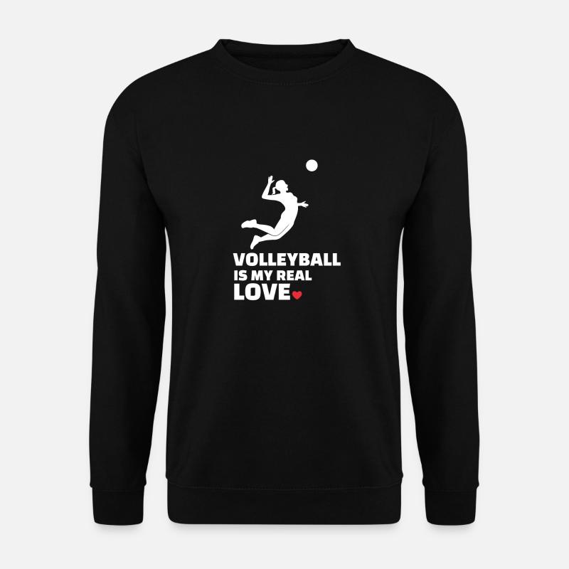 J’adore le volleyball - Sweat-shirt Unisexe - noir