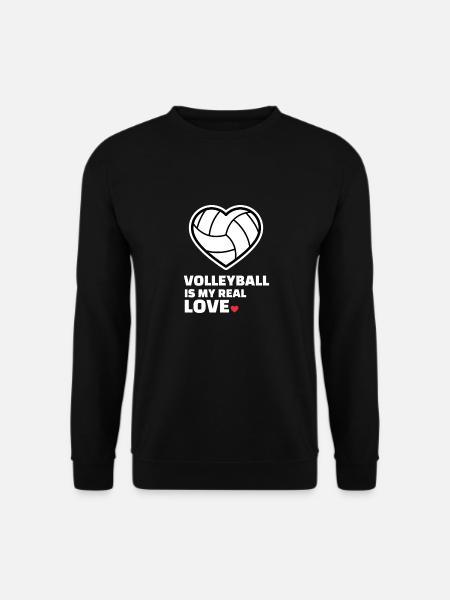 I love volleyball - Unisex Sweatshirt - black