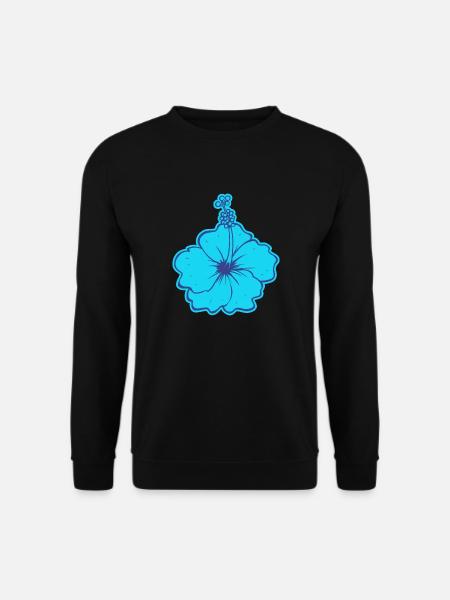 Die Hibiskusblüte - Unisex Pullover - Schwarz