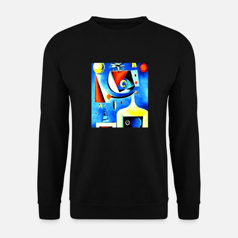Abstract Color - Unisex Pullover - Schwarz