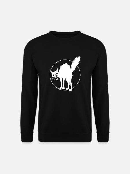 Anarchy Cat - Unisex Sweatshirt - black