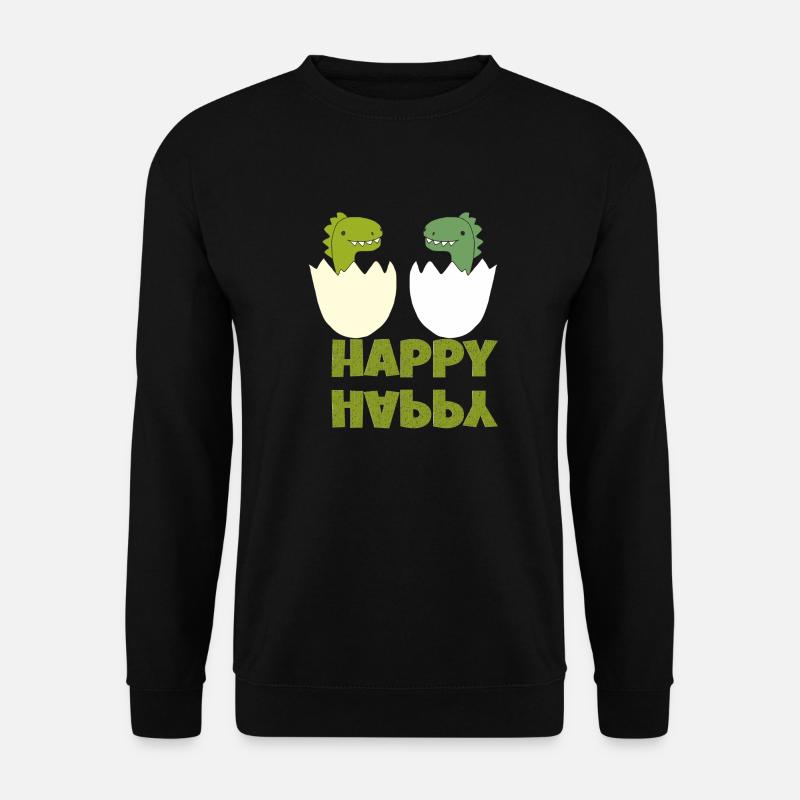 Dinos Happy - Unisex Sweatshirt - black