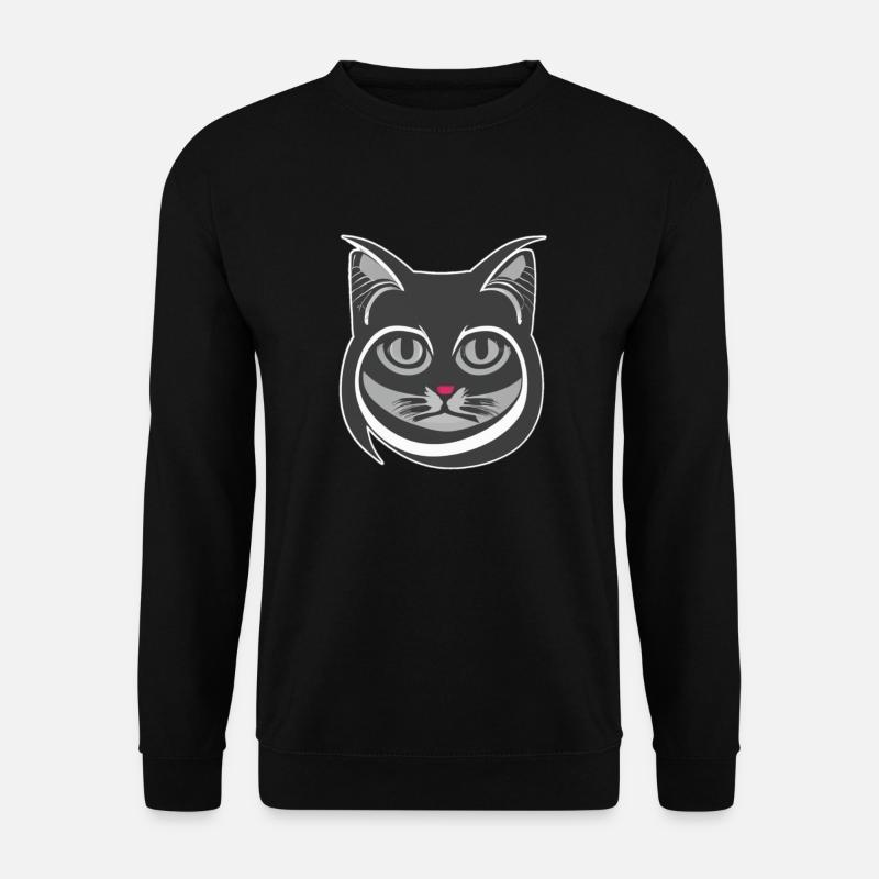 Katzen-Voluten - Unisex Pullover - Schwarz