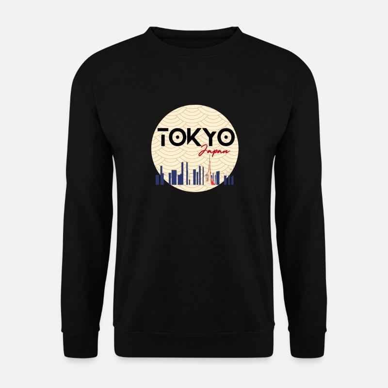Stadt Tokio - Unisex Pullover - Schwarz