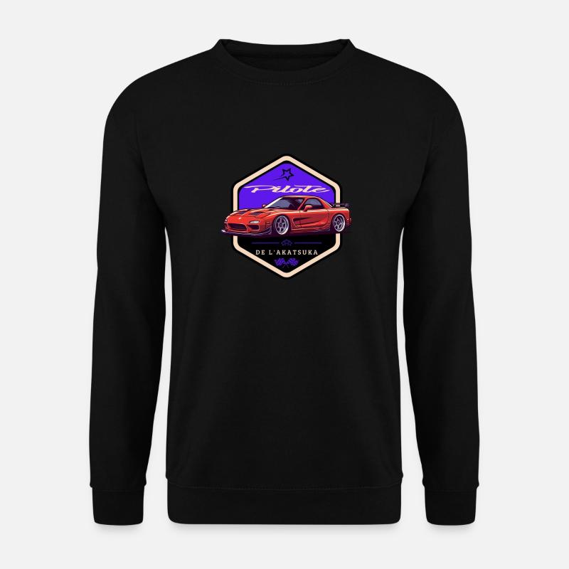 Akatsuka-Pilot - Unisex Pullover - Schwarz