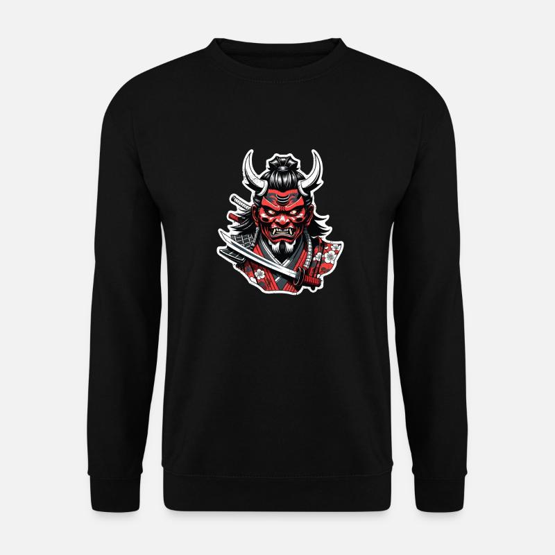 Samurai-Krieger - Japan - Dämon - Unisex Pullover - Schwarz
