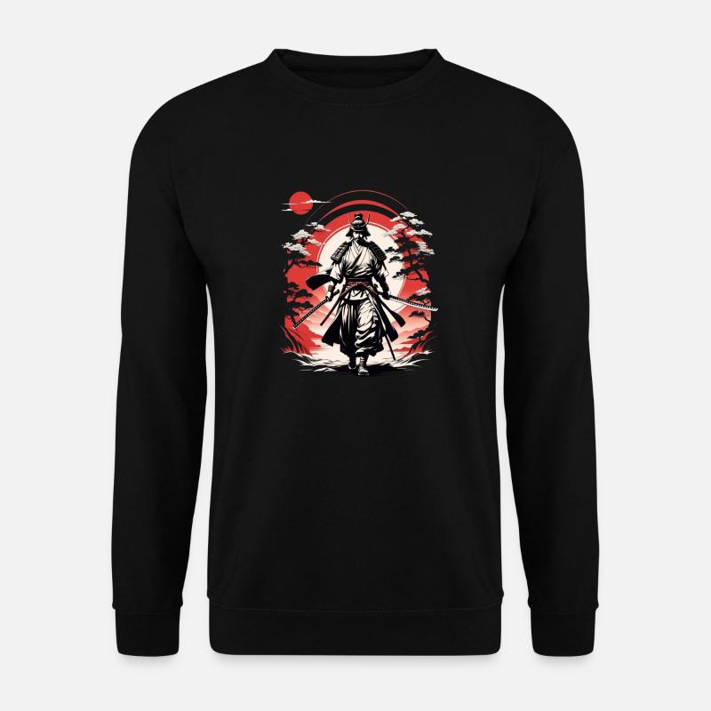 Samurai-Krieger - Japan - Dämon - Unisex Pullover - Schwarz