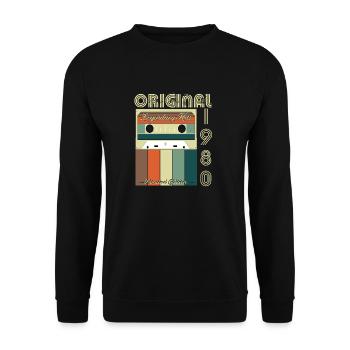 Legendary 1980 Anniversary - Unisex Sweatshirt - black - Front - Alina (178cm) & Michal (187cm)