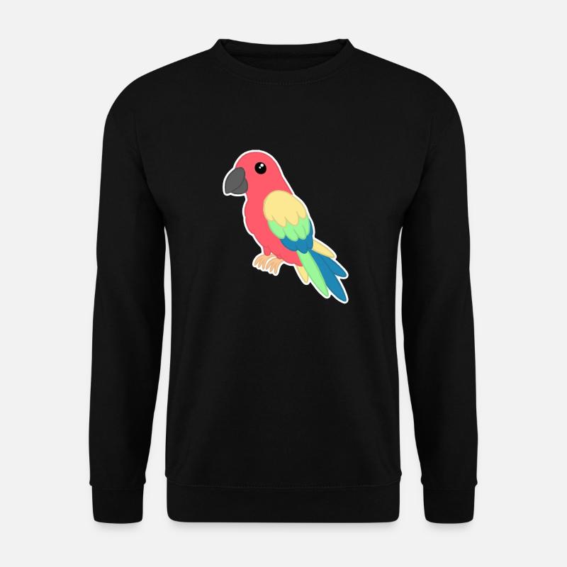 Papagei - Unisex Pullover - Schwarz