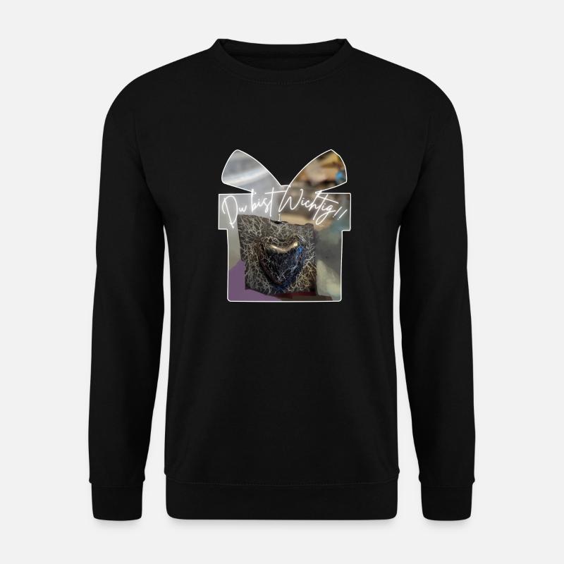 Du bist Wichtig - Unisex Pullover - Schwarz