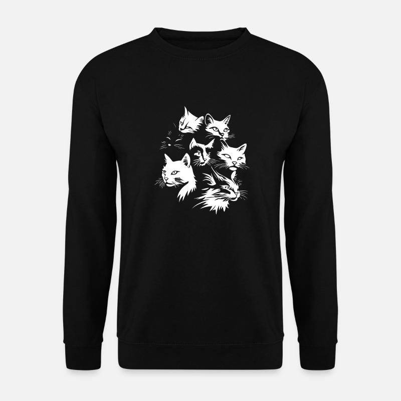 Cat Team - Unisex Sweatshirt - black