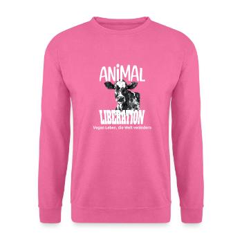 Animal Liberation - Unisex Pullover - Pink - Vorne