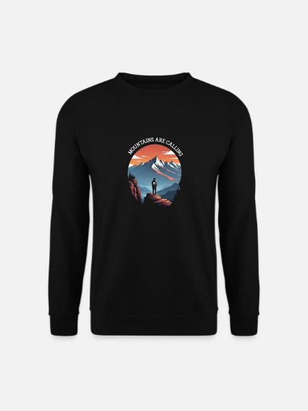 Mountains are calling - Unisex Sweatshirt - black