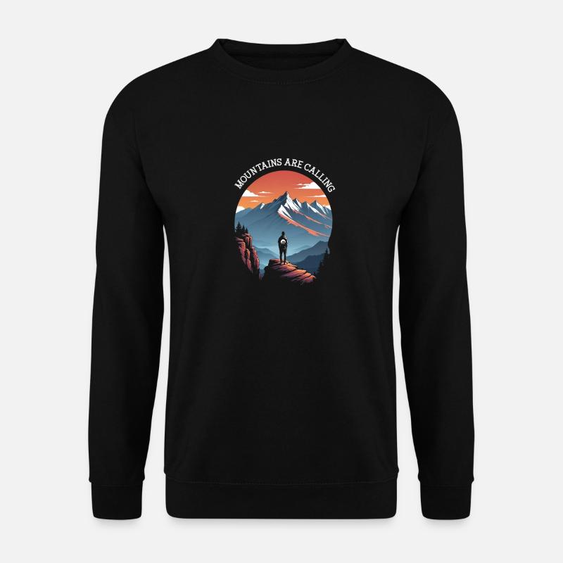 Mountains are calling - Unisex Sweatshirt - black