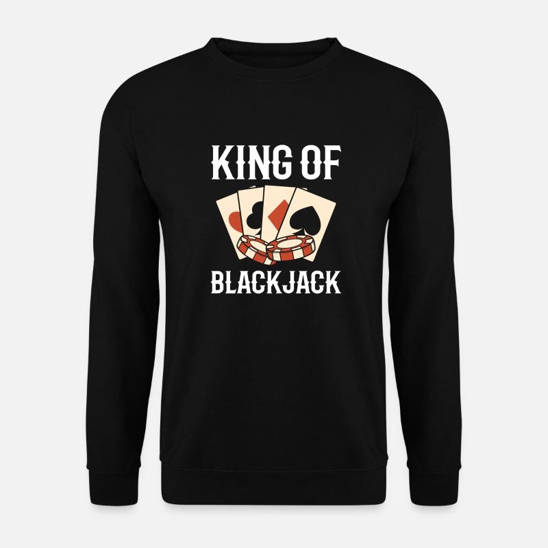 Blackjack Black Jack König - Unisex Pullover - Schwarz