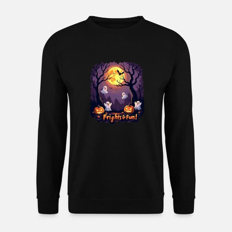 Schrecken & Spaß! Schrecken und Spaß! - Unisex Pullover - Schwarz