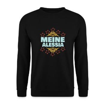 Fille Alessia - Sweat-shirt Unisexe - noir - Devant - Alina (178cm) & Michal (187cm)