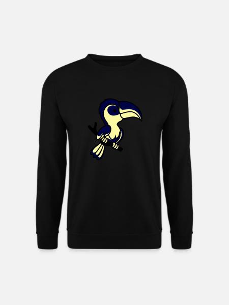 perroquet - Sweat-shirt Unisexe - noir