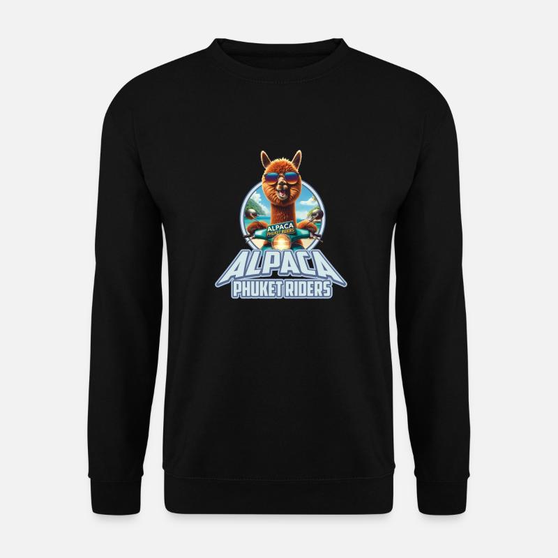 Alpaca Phuket Riders Logo - Unisex Pullover - Schwarz