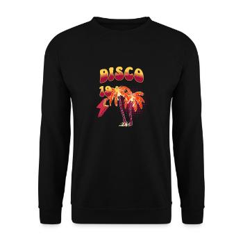 Disco T Shirt - Unisex Sweatshirt - black - Front - Alina (178cm) & Michal (187cm)