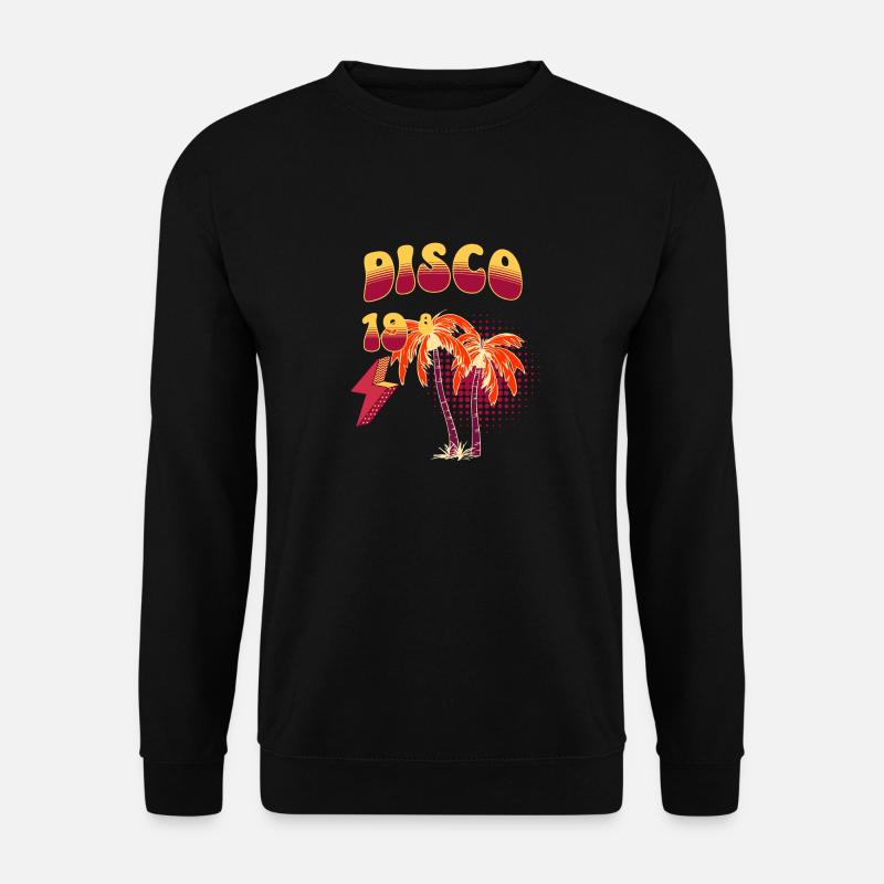 Disco T Shirt - Unisex Pullover - Schwarz