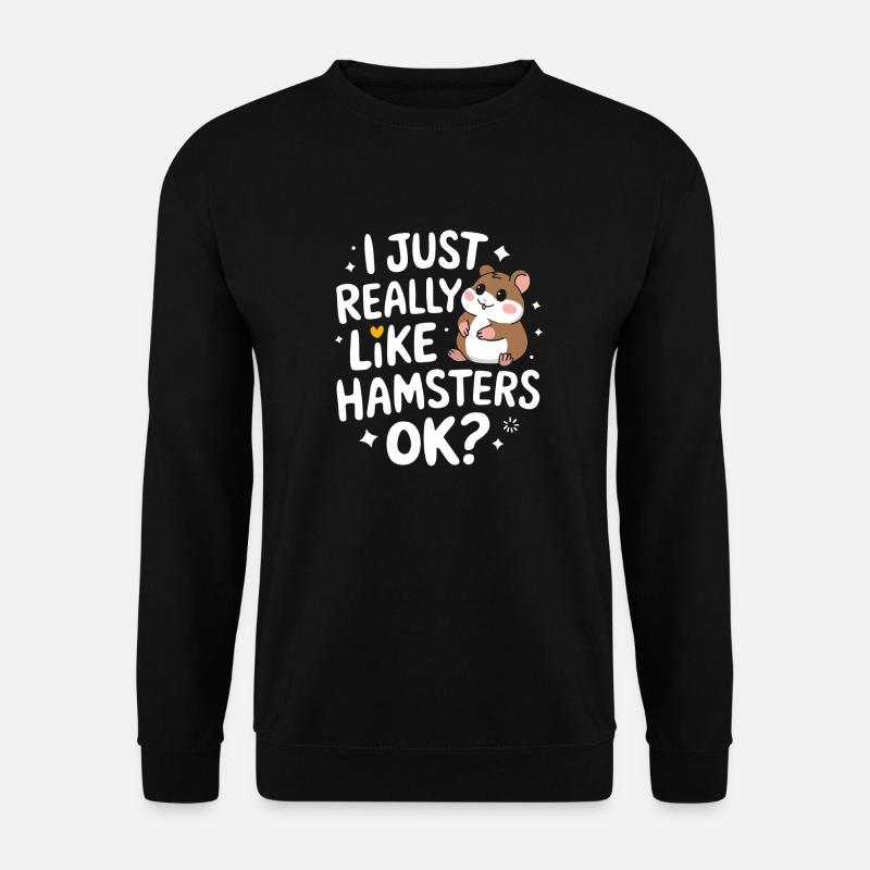 Hamster - Unisex Pullover - Schwarz