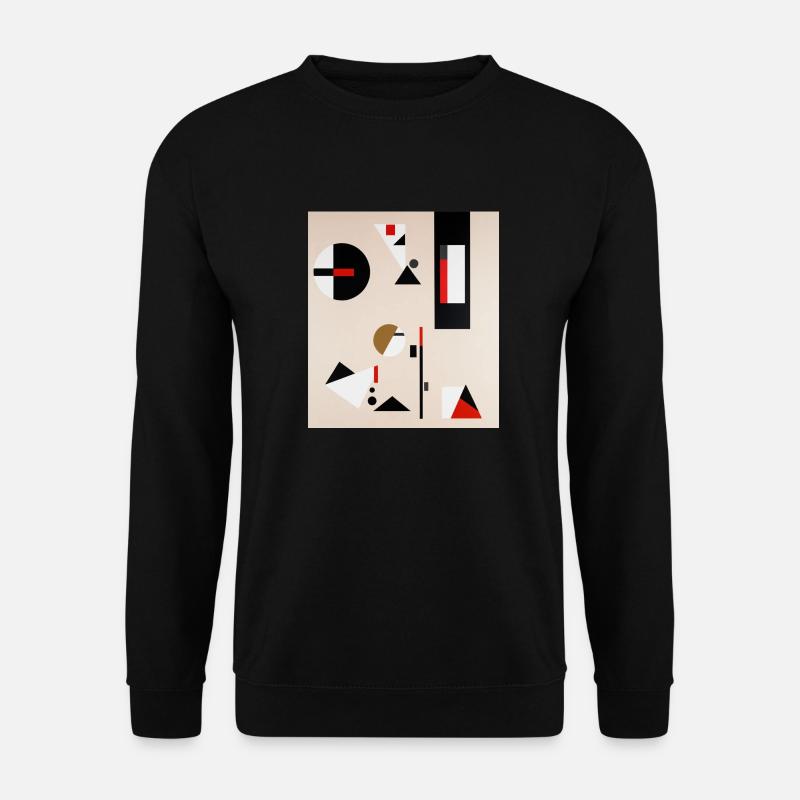 Abstract geometric composition - Unisex Sweatshirt - black