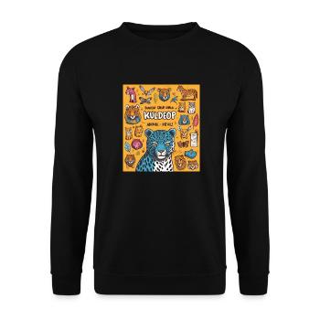 Kuldeop - Unisex Sweatshirt - black - Front - Alina (178cm) & Michal (187cm)