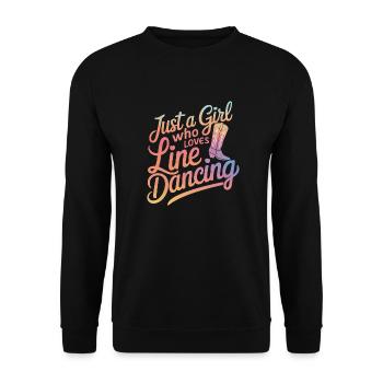 Danse en ligne Danseurs - Sweat-shirt Unisexe - noir - Devant - Alina (178cm) & Michal (187cm)