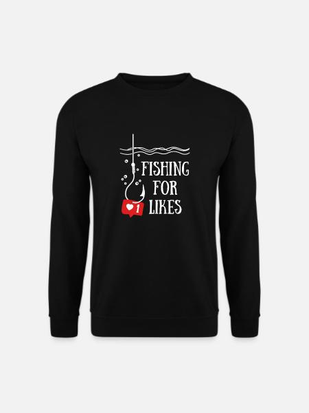 Fishing For Likes - Unisex Sweatshirt - black