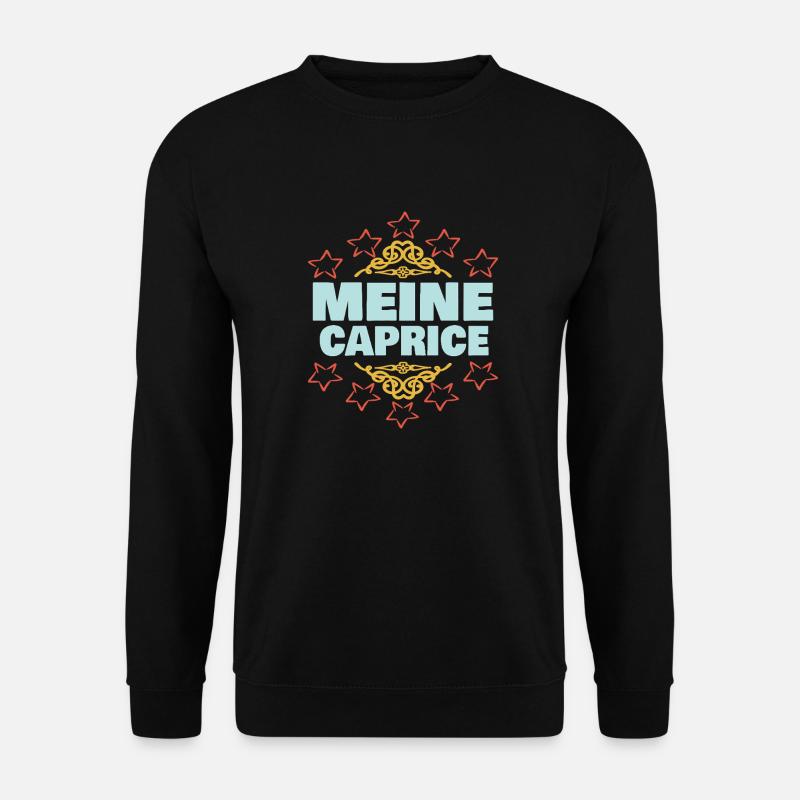 Caprice as a girl - Unisex Sweatshirt - black