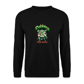 Dabbing for Gold: The Quest for Riches - Unisex Pullover - Schwarz - Vorne - Alina (178cm) & Michal (187cm)
