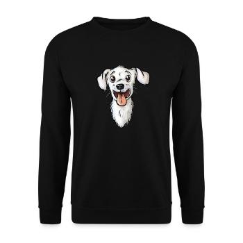 Jack Russell - Unisex Sweatshirt - black - Front - Alina (178cm) & Michal (187cm)