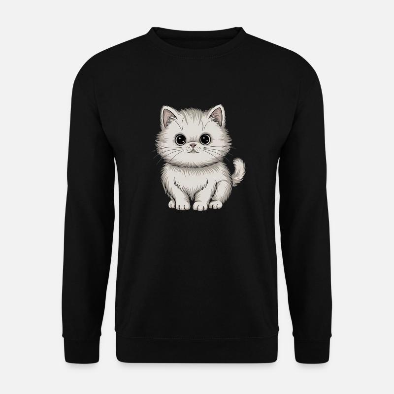 Chat persan - Sweat-shirt Unisexe - noir