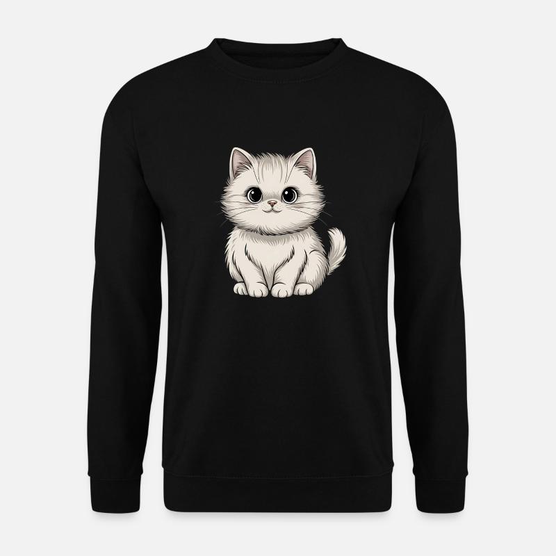 Persian cat - Unisex Sweatshirt - black