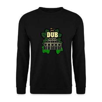 Dub Soundsystem - Unisex Pullover - Schwarz - Vorne - Alina (178cm) & Michal (187cm)