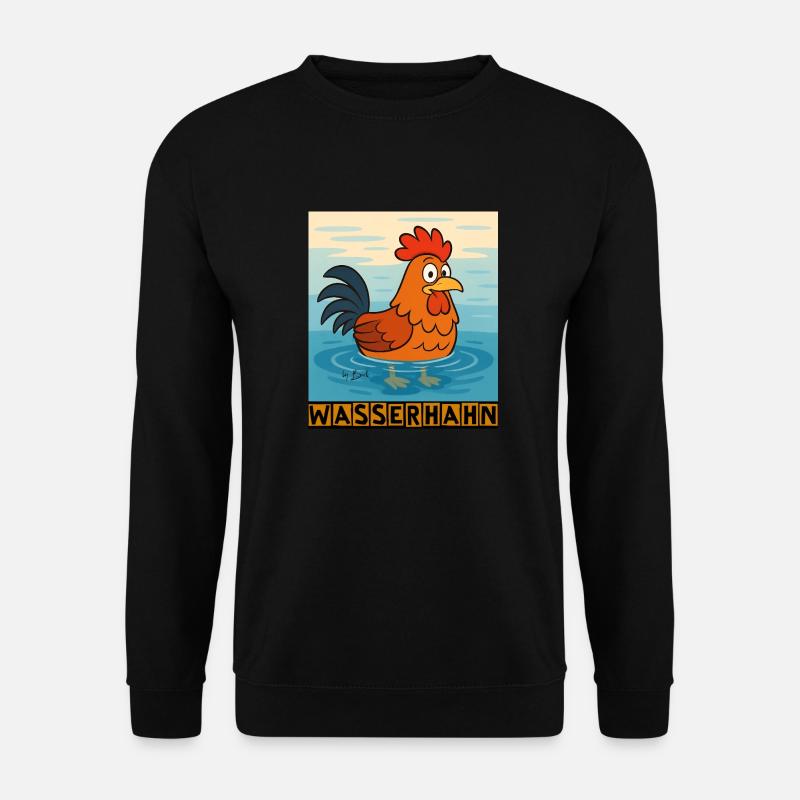 Wasserhahn by Rico Beck - Unisex Pullover - Schwarz