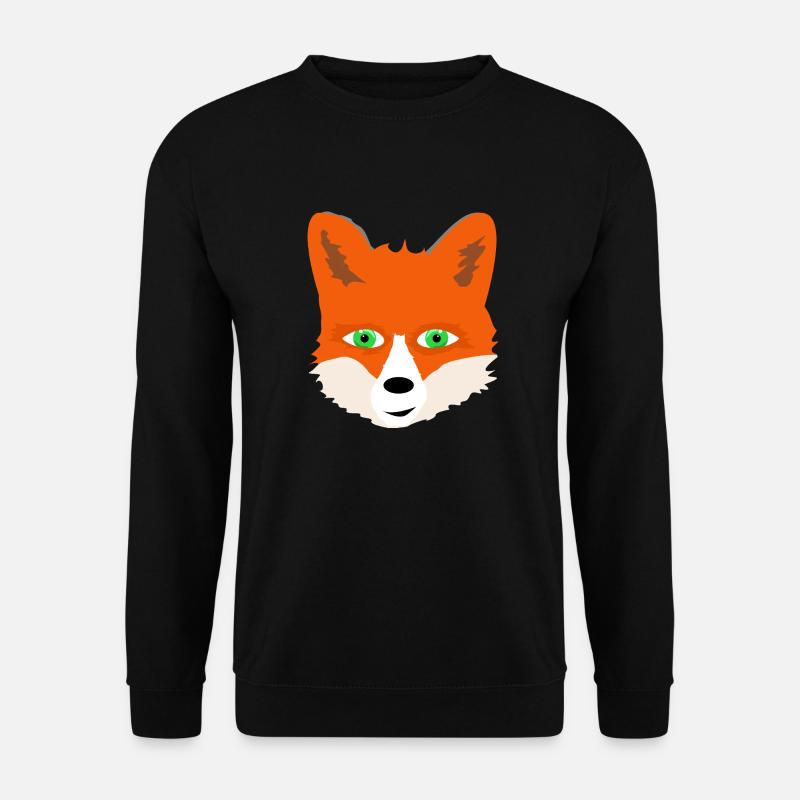 Fox - Unisex Sweatshirt - black