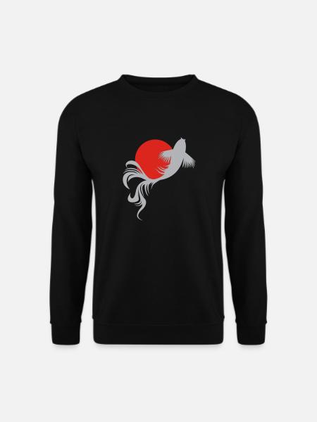 Roi der Koi-Karpfen - Unisex Pullover - Schwarz