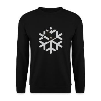 Snowboarder - Sweat-shirt Unisexe - noir - Devant - Alina (178cm) & Michal (187cm)