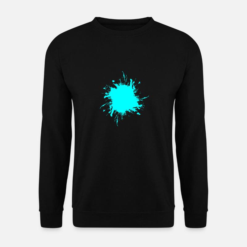 Stain paint splashed dirt dirty - Unisex Sweatshirt - black