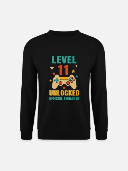 11th birthday - Unisex Sweatshirt - black