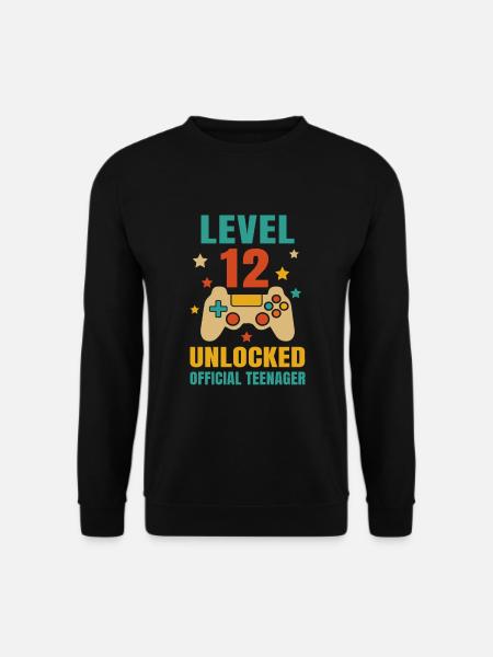 12th birthday - Unisex Sweatshirt - black